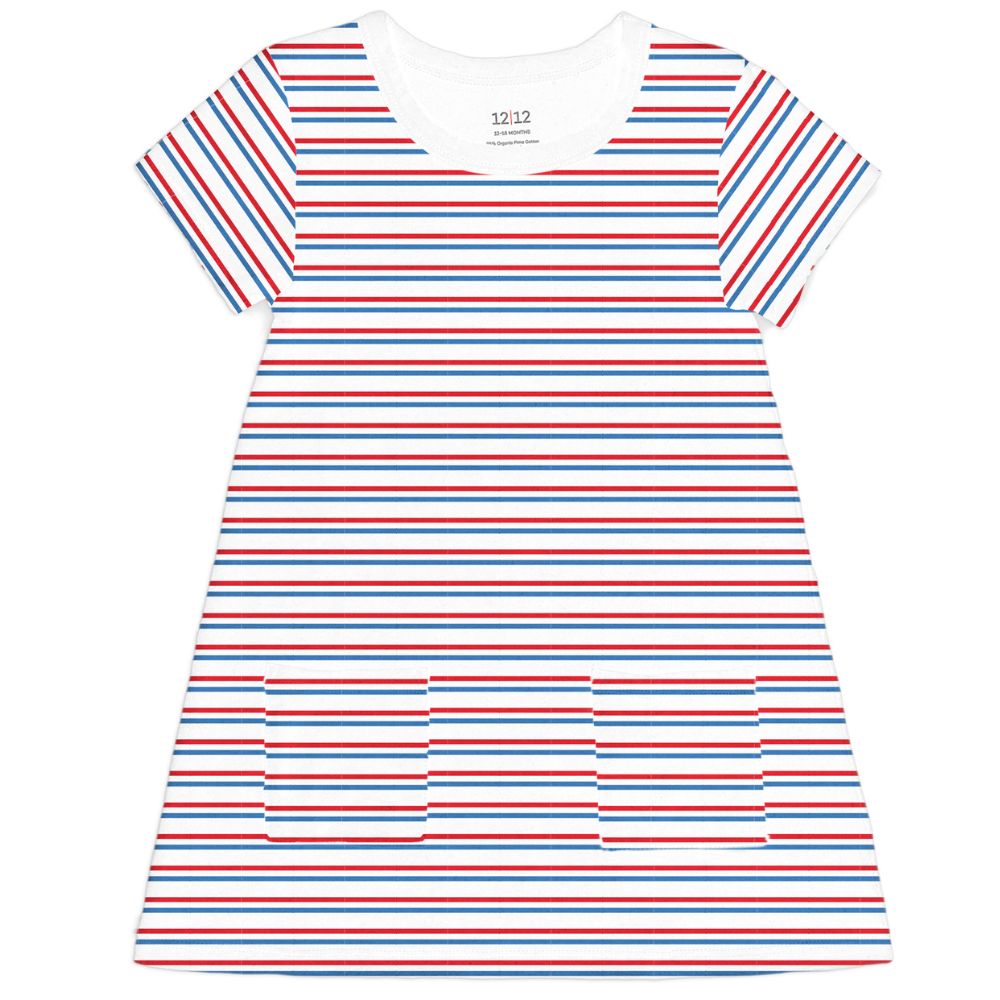 striped jersey t shirt dress Vintage Jersey Ringer T-shirt Dress In Stripe For Women