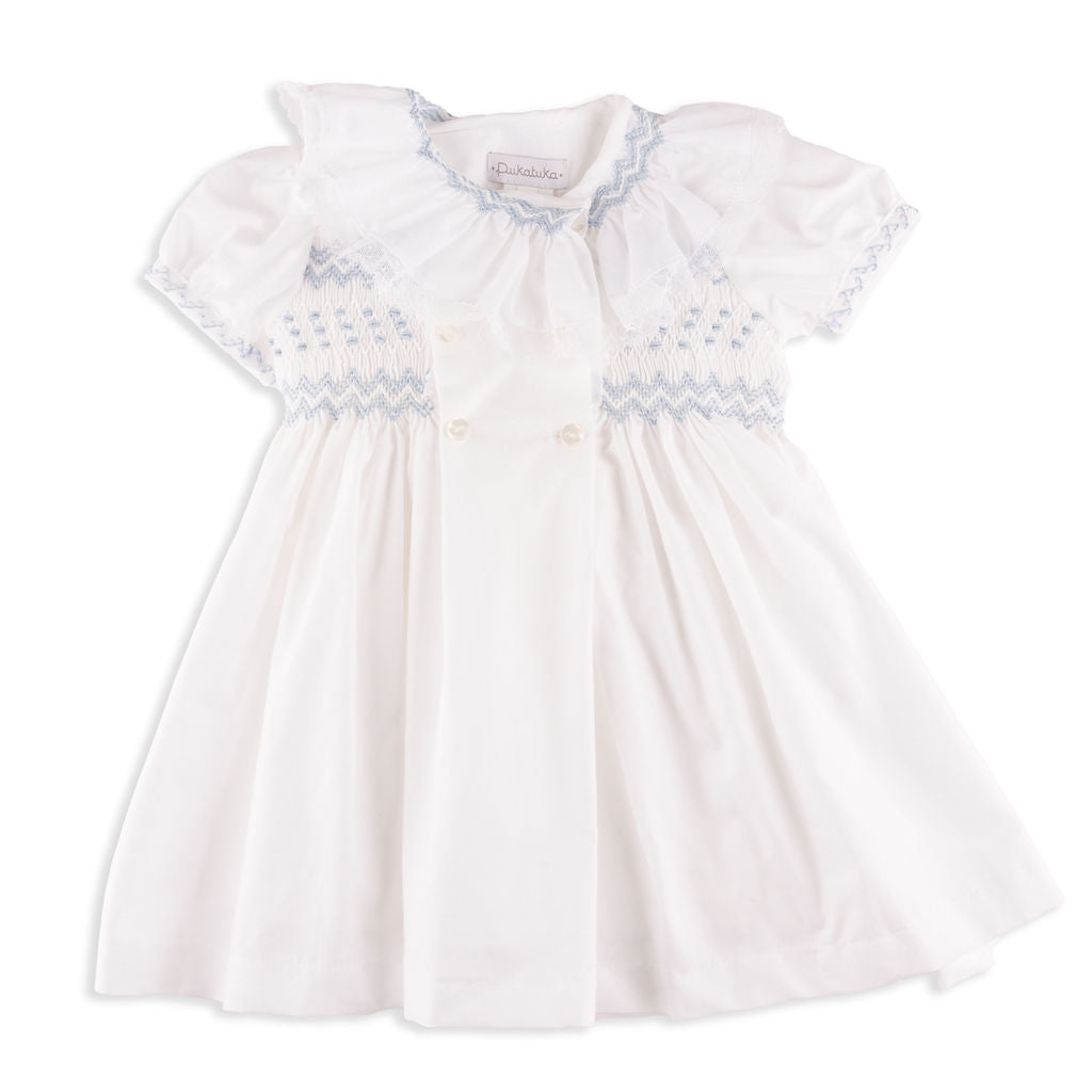 smocked embroidered dresses Easter Flower Basket Hand-Smocked Dress main image 0