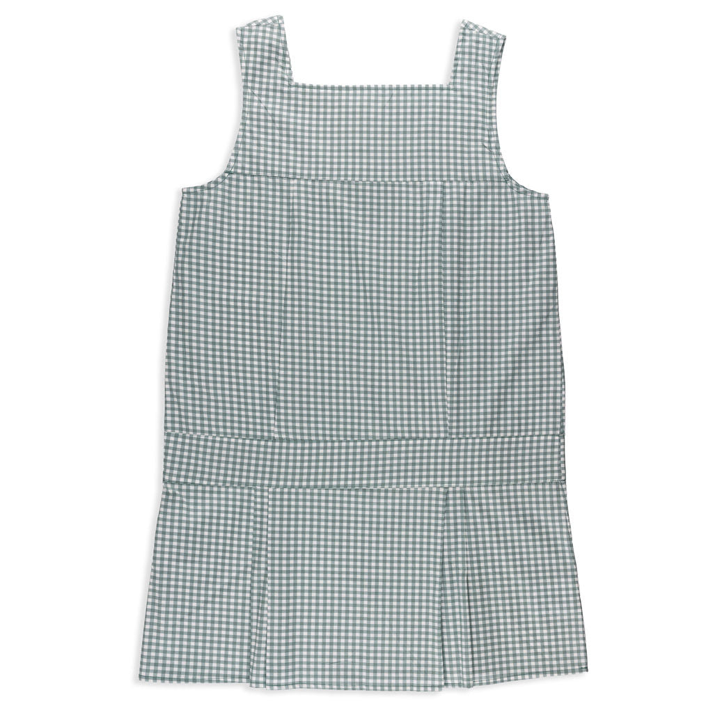Women's Ramatuelle Vintage Square Neck Green Gingham Dress M Women's Ramatuelle Vintage Square Neck Green Gingham Dress M