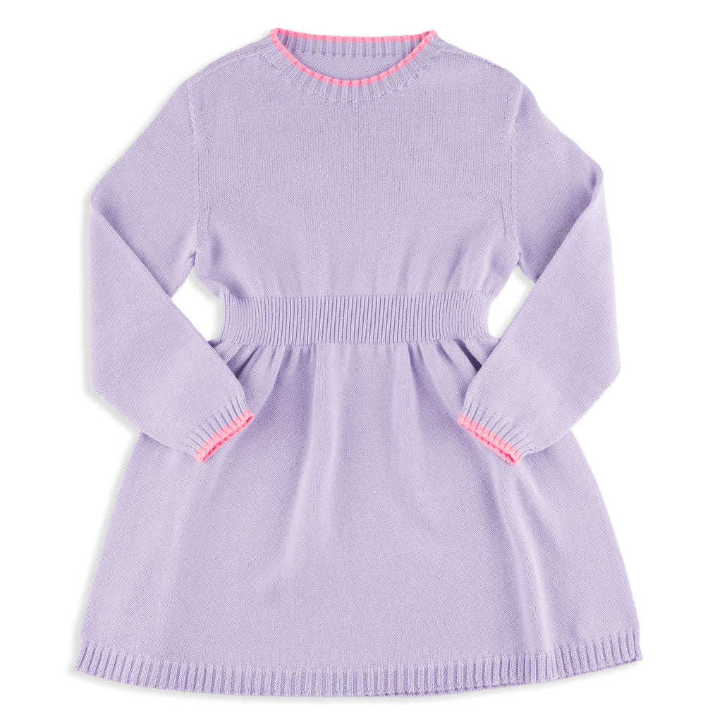 lilac knitted dress Femi Knit Dress-Lilac