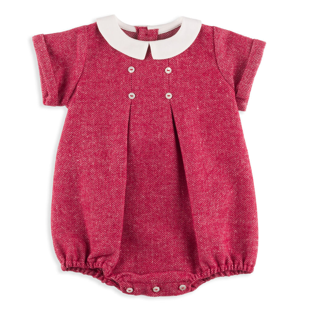 princess polly baby blue dress Burgundy Peter Pan Collar Blouse main image 0