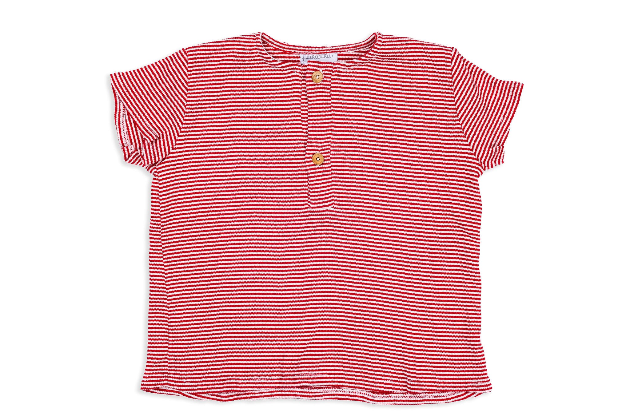 Red Stripe Tee Shirt Bea Colette
