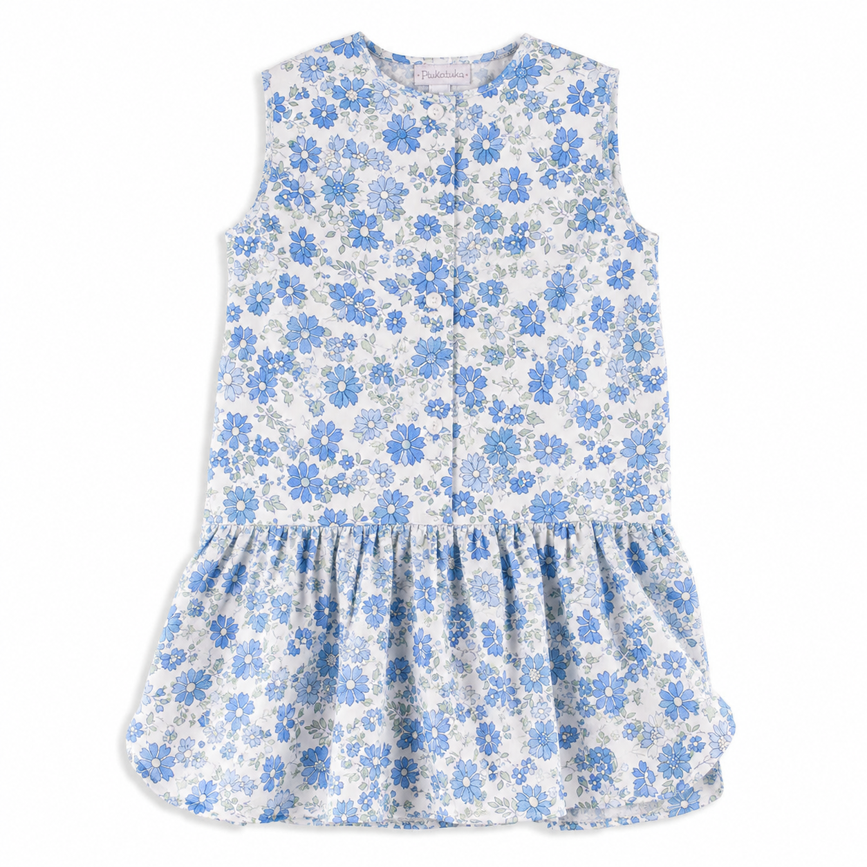 Jane Drop Waist Dress in Newport Blue Floral Bea Colette Jane Drop Waist Dress in Newport Blue Floral Bea Colette